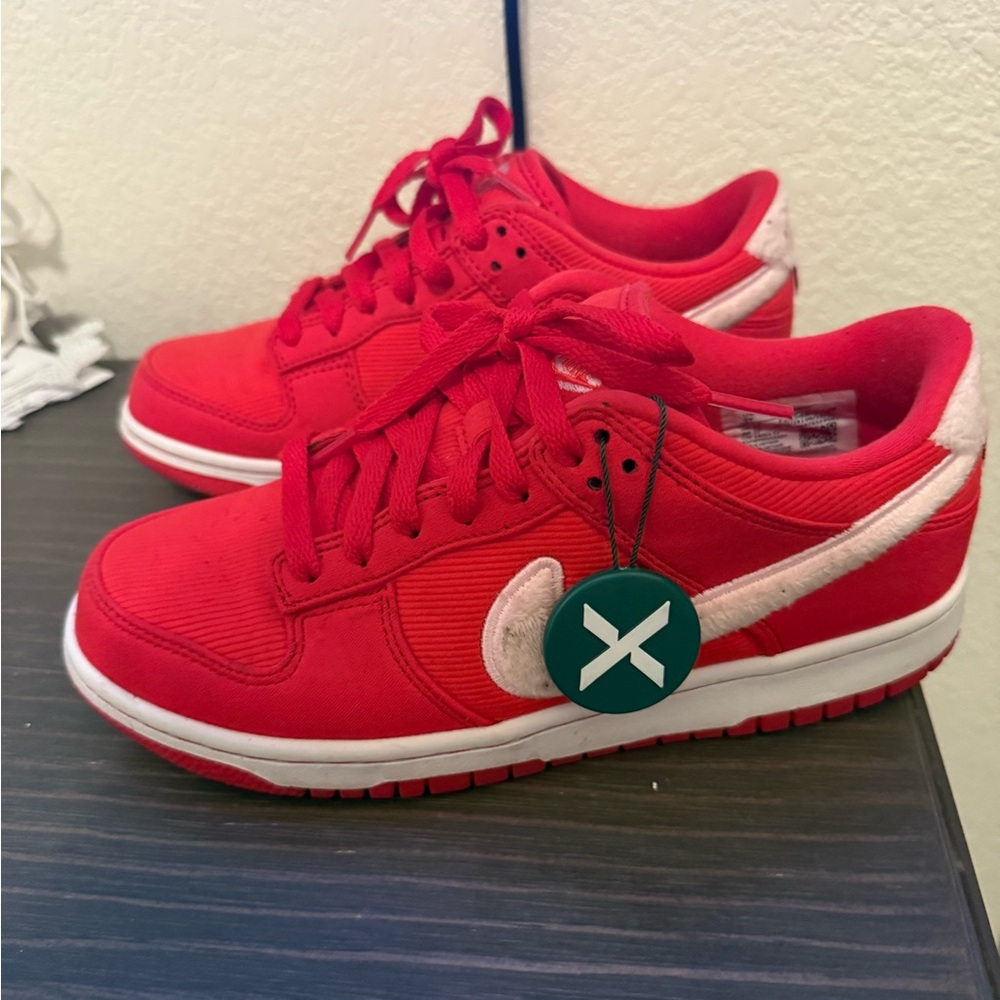 Valentine edition Nike Red and White Sneakers